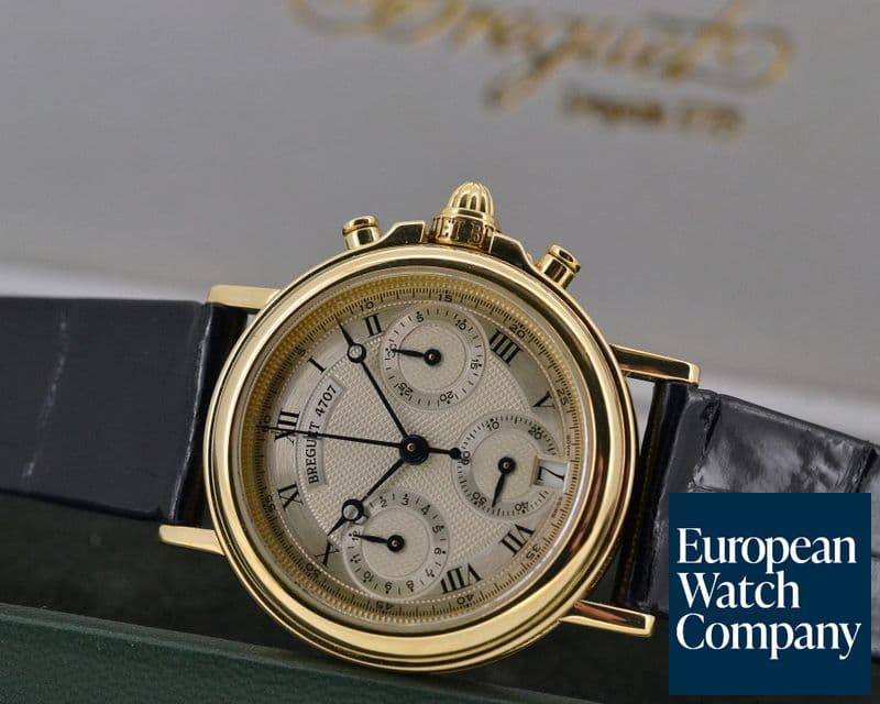 Image of Breguet Marine Chronograph Midsize 18K Yellow Gold
