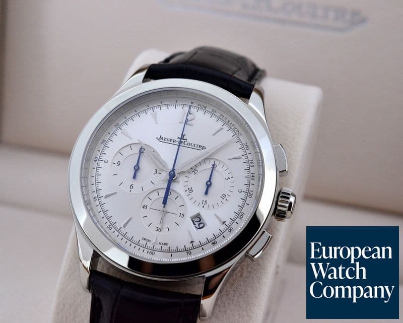 Image of Jaeger LeCoultre Master Chronograph SS Silver Dial UNWORN