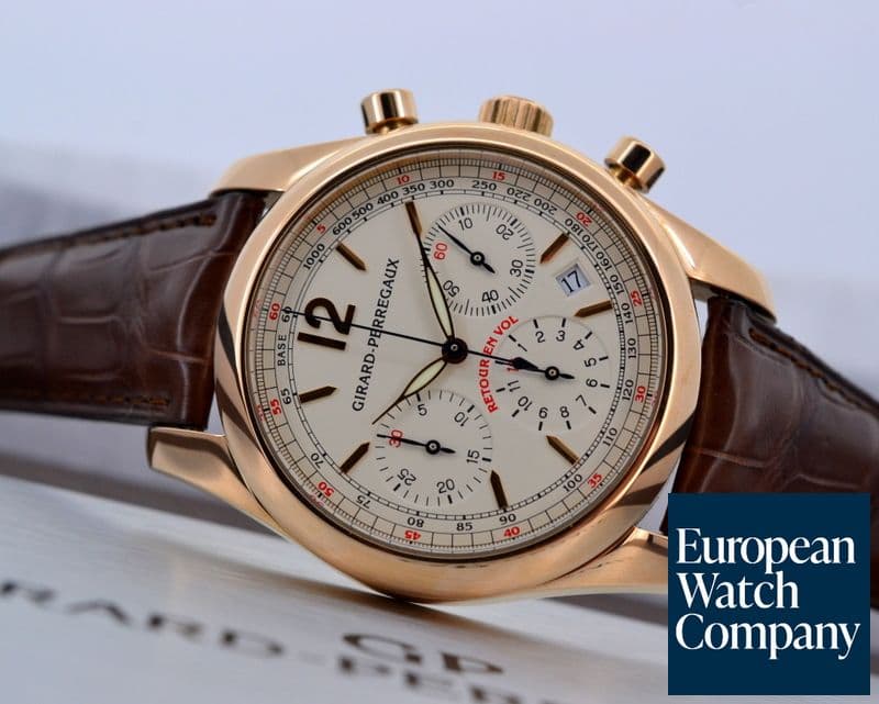 Image of Girard Perregaux Classique Elegance Flyback Chronograph 18K Rose Gold