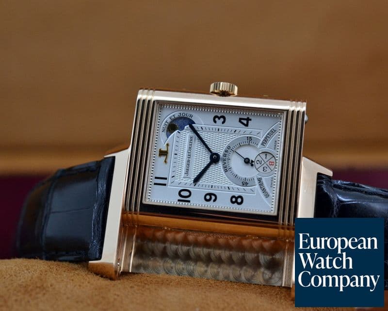 Image of Jaeger Le Coultre Reverso Quantieme Perpetual Calendar 18K Rose Gold Limited