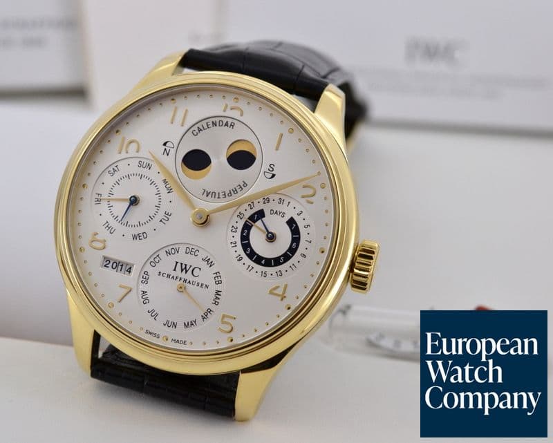 Image of IWC Portuguese Perpetual Calendar 18K Yellow Gold