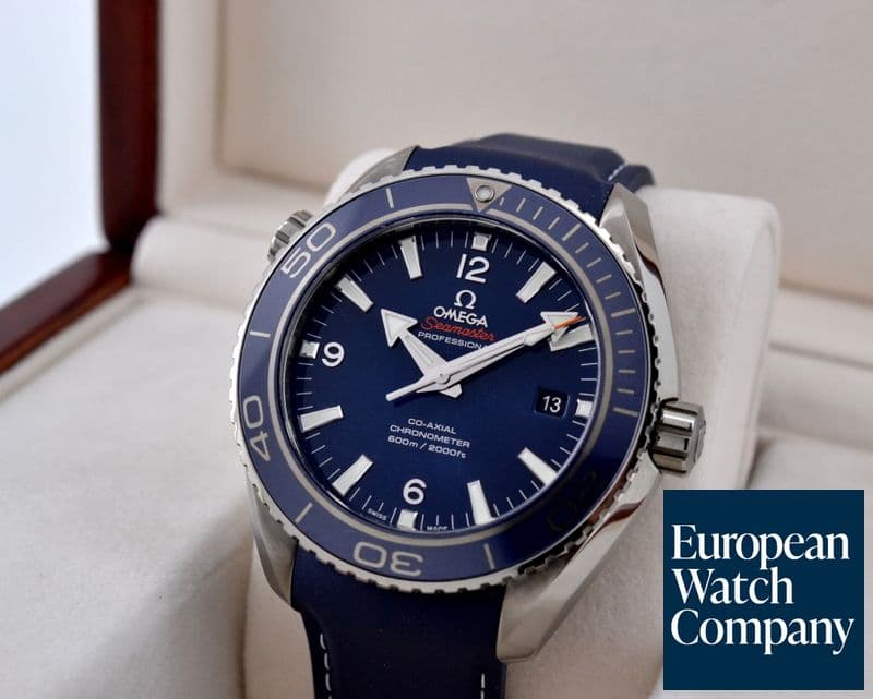 Image of Omega Seamaster Planet Ocean 600M Co-Axial Blue Dial / Titanium 