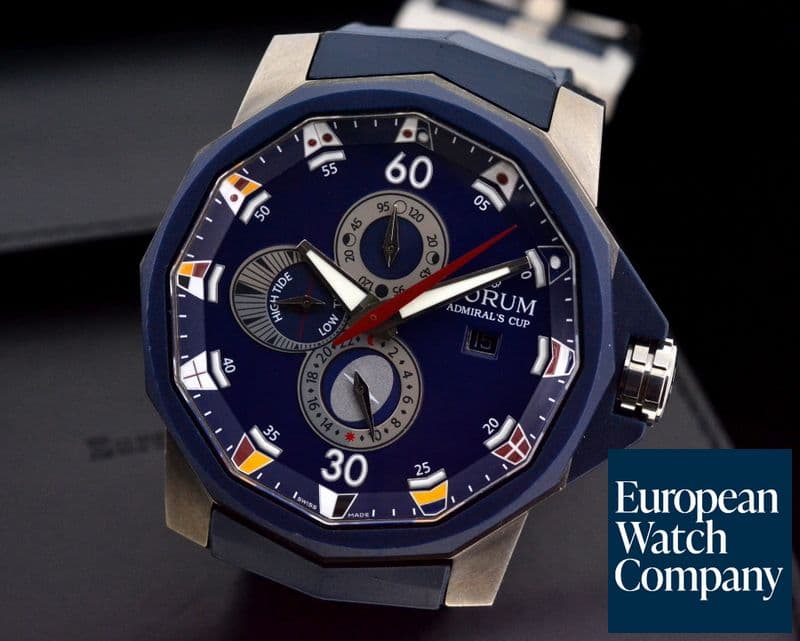 Image of Corum Admiral's Cup Tides 48 Titanium / Rubber
