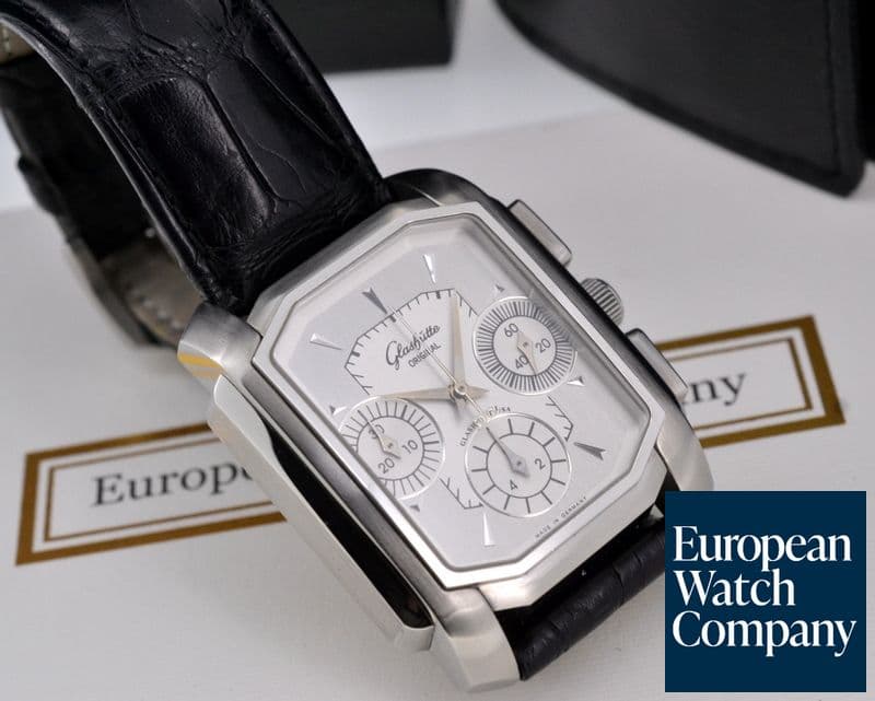 Image of Glashutte Original Senator Karree Chronograph SS