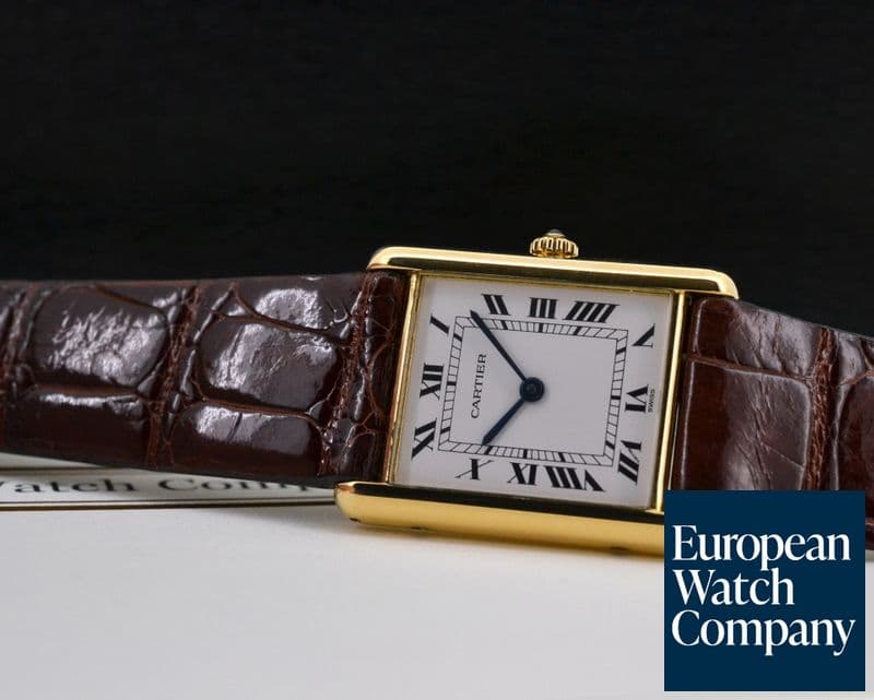 Image of Cartier Tank Louis Quartz 18K Yellow Gold