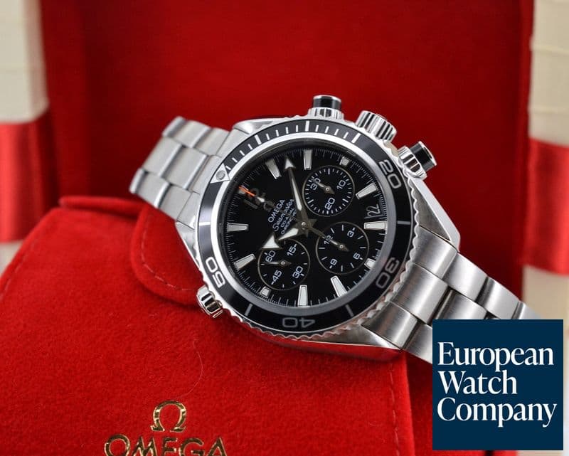 Image of Omega Seamaster Planet Ocean Co-Axial Mid-Size Chronograph SS / SS 