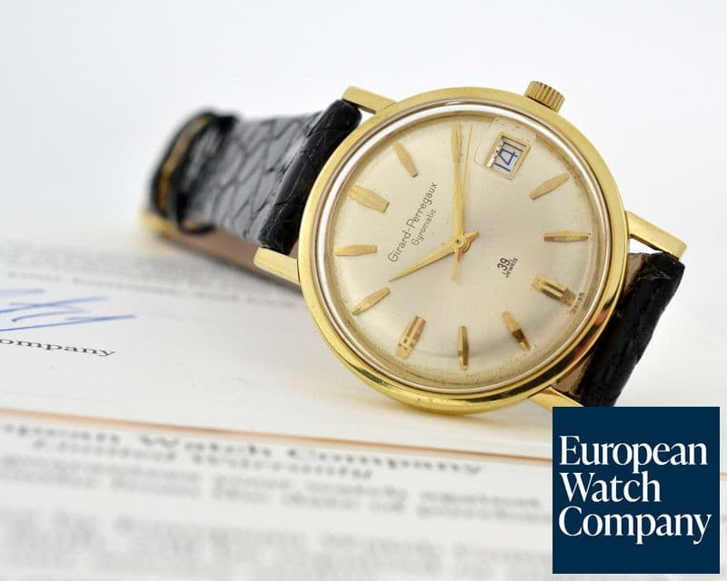 Image of Girard Perregaux Gyromatic 18K Yellow Gold