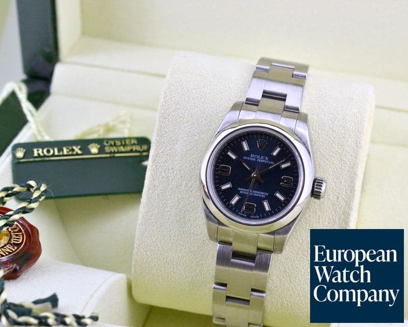 Image of Rolex Lady Oyster Perpetual Blue Dial SS