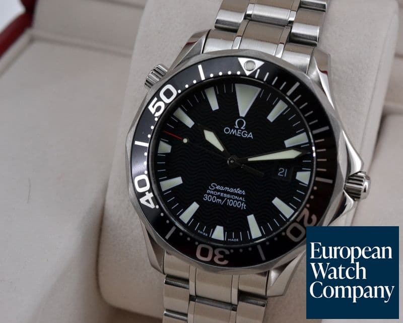 Image of Omega Seamaster SS Black Dial Quartz