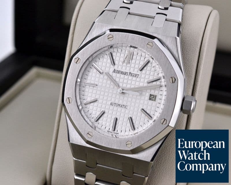 Image of Audemars Piguet Royal Oak White Dial SS / SS 
