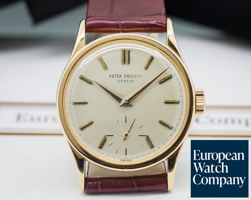 Image of Patek Philippe Calatrava 18K Rose Gold / Silver Dial