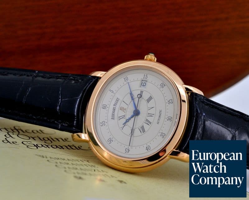 Image of Audemars Piguet Millenary 18K Rose Gold Silver Dial
