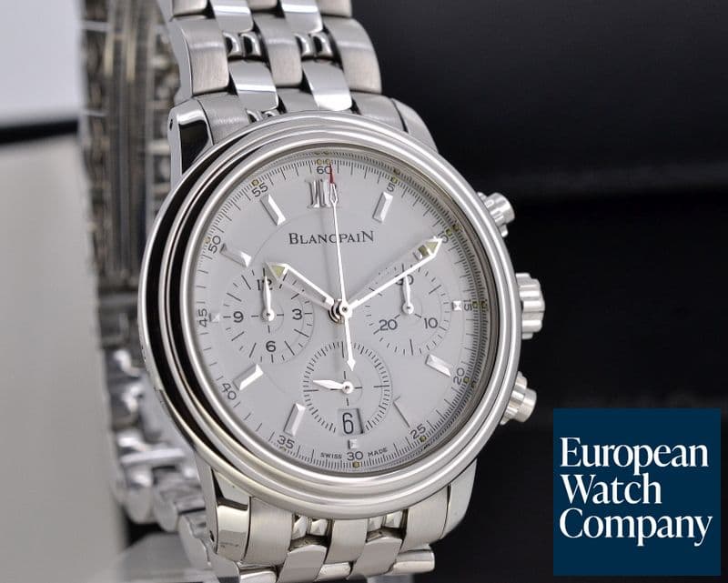 Image of Blancpain Leman Chronograph Silver Dial SS / SS