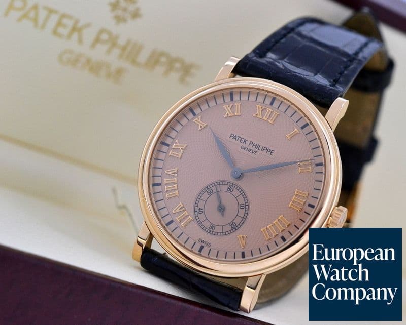 Image of Patek Philippe Calatrava Rose Dial 18K Rose Gold Manual Wind 