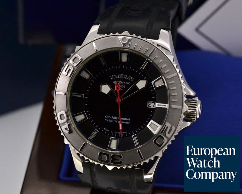 Image of Krieger Sea Stallion Automatic SS / Rubber 