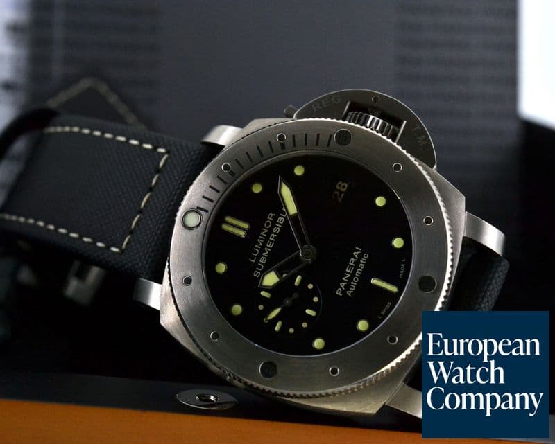 Image of Panerai Luminor Marina Submersible 1950 3 Days Titanium 47MM