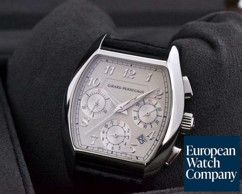 Image of Girard Perregaux Richville Chronograph SS Silver Dial 