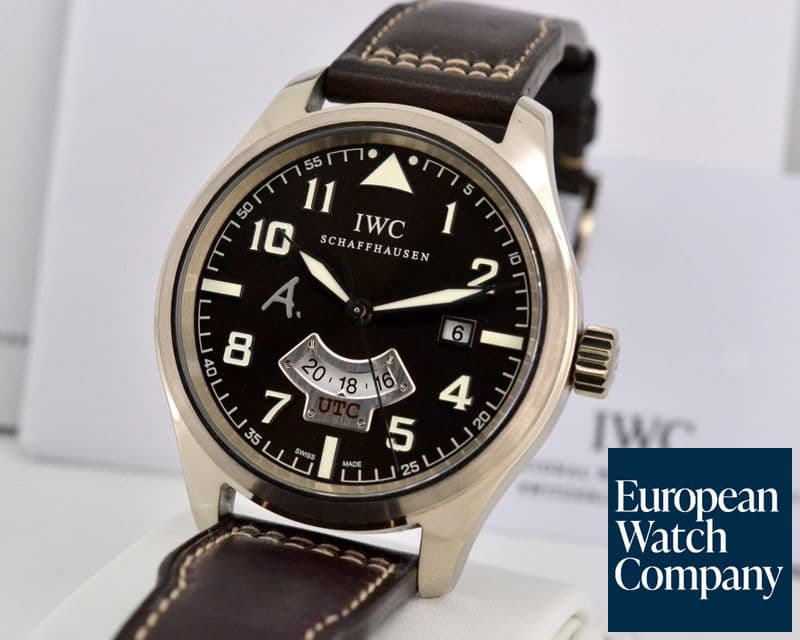 Image of IWC Pilot Saint Exupery UTC 18K White Gold Limited 