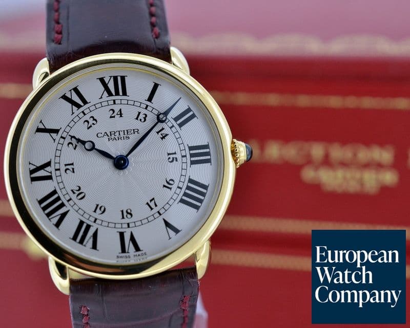 Image of Cartier Ronde Louis "Privee Collection" Manual Wind 18K Yellow Gold 