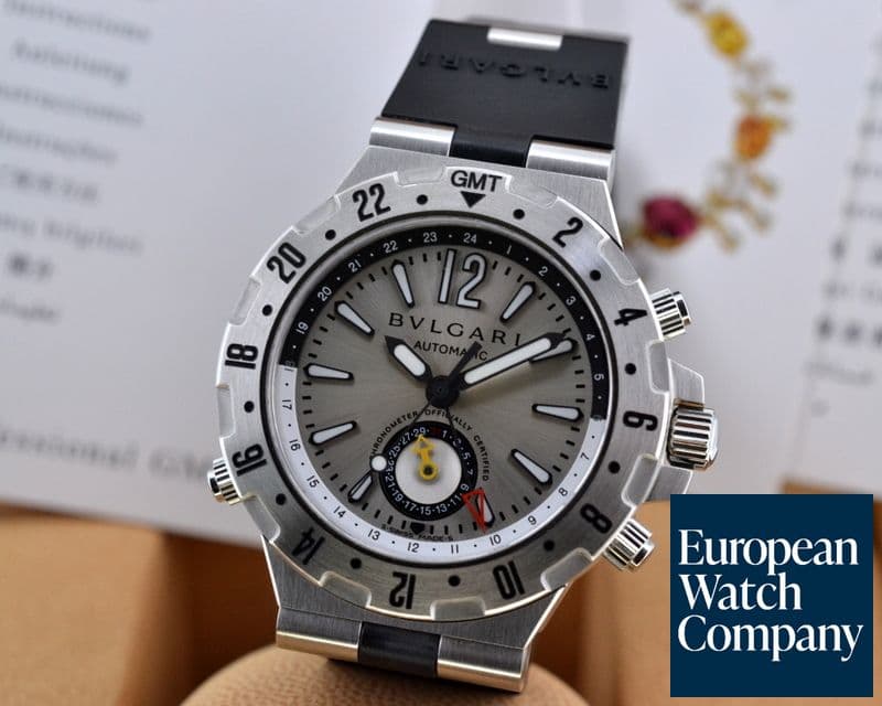 Image of Bulgari Diagono Professional GMT Automatic SS / Rubber