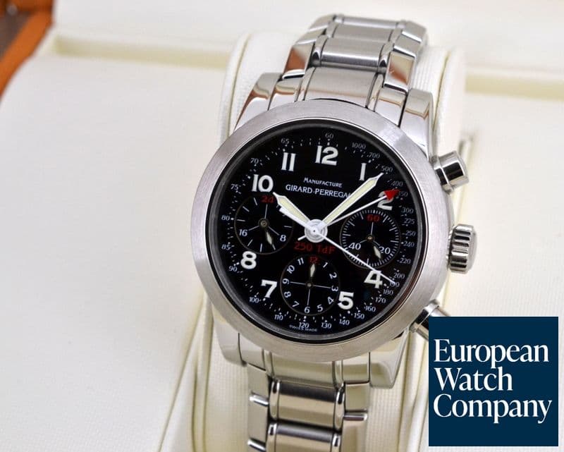 Image of Girard Perregaux Ferrari 250 GT TDF Chronograph Black Dial SS / SS