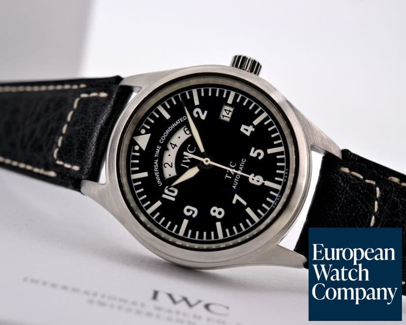 Image of IWC UTC Black Dial SS