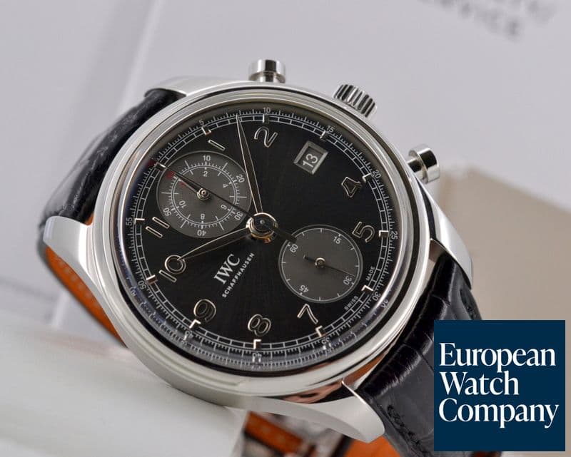 Image of IWC Portuguese Chronograph Classic SS / Grey Dial 