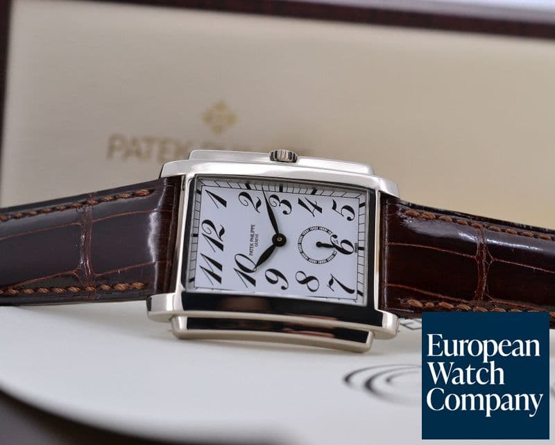 Image of Patek Philippe Gondolo White Dial Arabic Numerals 18K White Gold