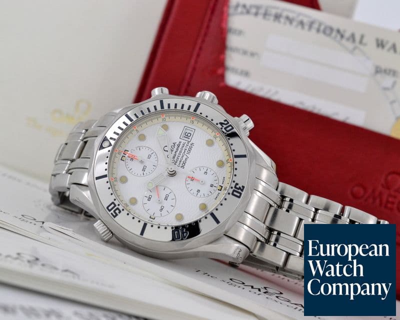 Image of Omega Seamaster Professional Chronograph White Dial SS / SS