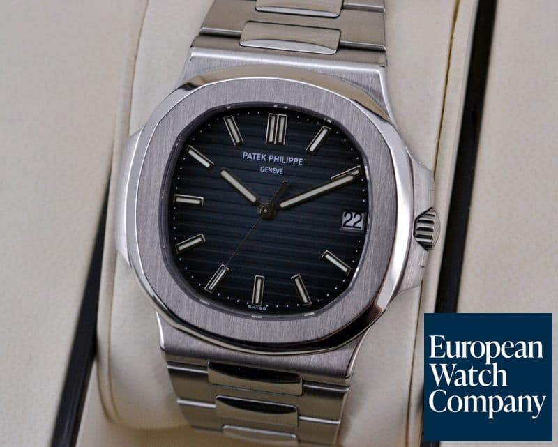 Image of Patek Philippe Jumbo Nautilus Blue Dial SS / SS  