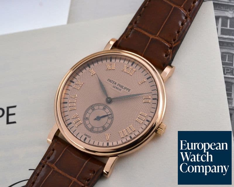 Image of Patek Philippe Calatrava Rose Dial 18K Rose Gold Manual Wind 