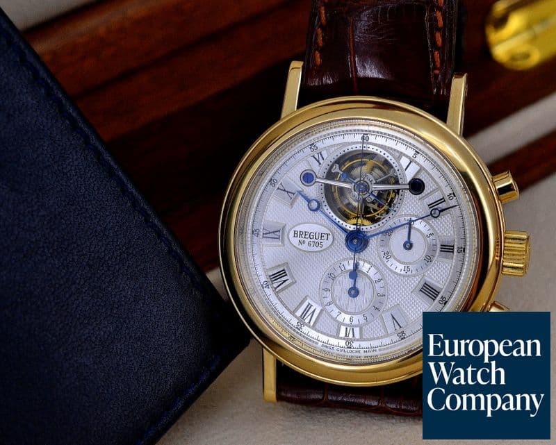 Image of Breguet Tourbillon Chronograph 18K Yellow Gold 