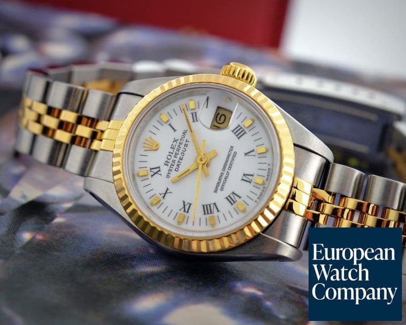 Image of Rolex Lady Datejust White Roman Dial 18K / SS
 