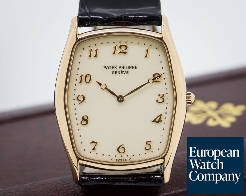 Image of Patek Philippe Gondolo Ultra Thin 18K Rose Gold / Porcelain Dial 