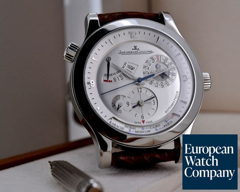 Image of Jaeger LeCoultre Master Geographic SS Silver Dial 