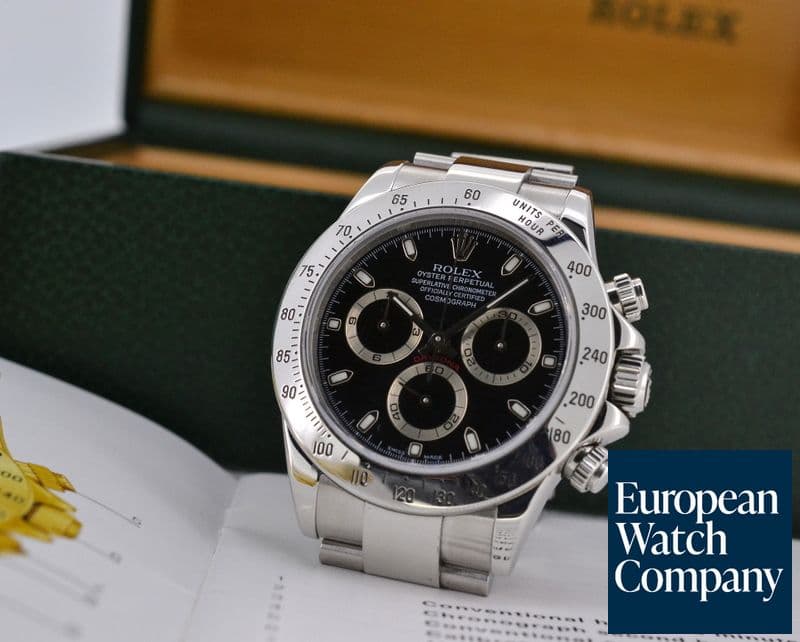 Image of Rolex Daytona SS Black Dial 