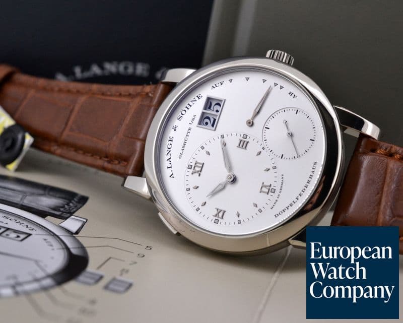 Image of A. Lange and Sohne Lange 1 18K White Gold Silver Dial