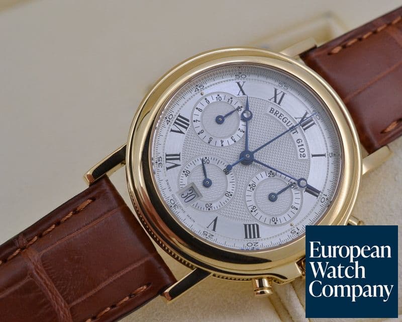 Image of Breguet Marine Chronograph 18K Yellow Gold 