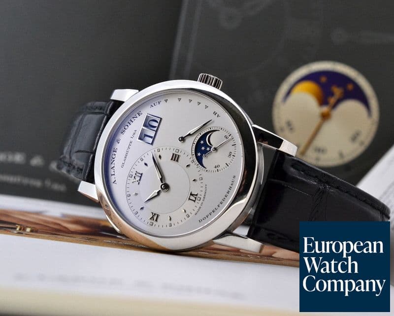 Image of A. Lange and Sohne Lange 1 Moon Platinum / Deployant