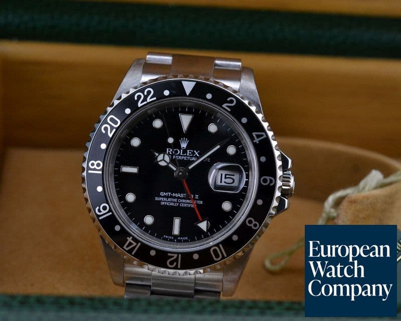 Image of Rolex GMT Master II Black Bezel SS / SS