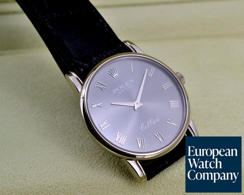 Image of Rolex Cellini 18K White Gold Grey Dial