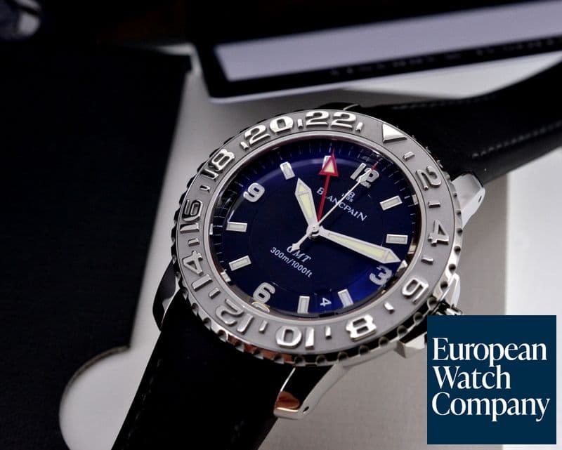 Image of Blancpain Fifty Fathoms GMT SS / Rubber 