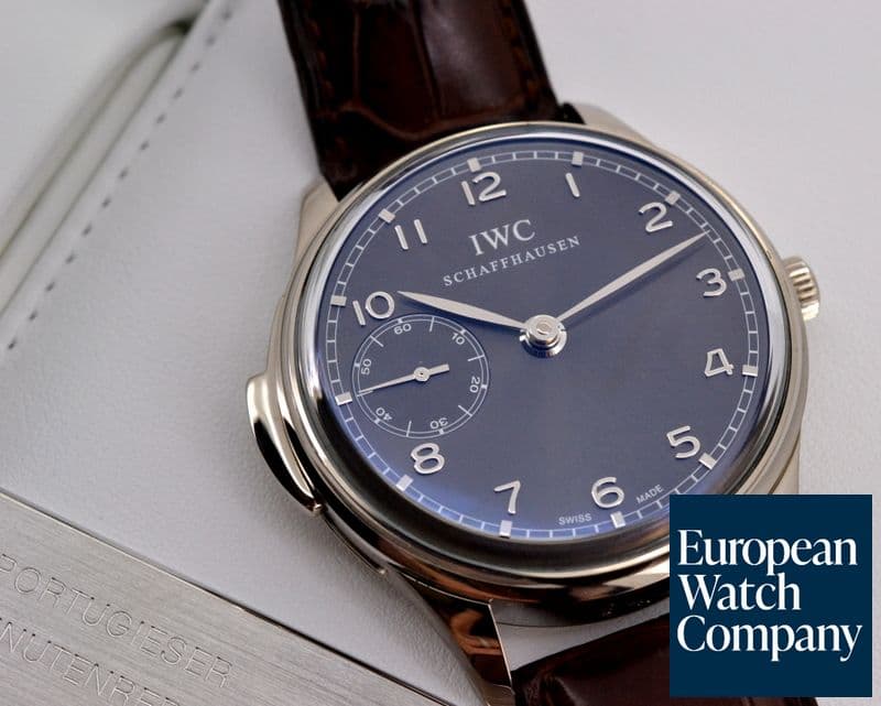 Image of IWC Portuguese Minute Repeater 18K White Gold / Grey Dial 