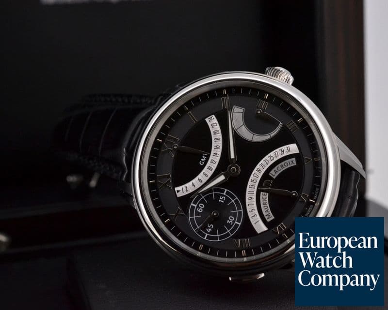 Image of Maurice Lacroix Masterpiece Double Retrograde Manual Wind SS
