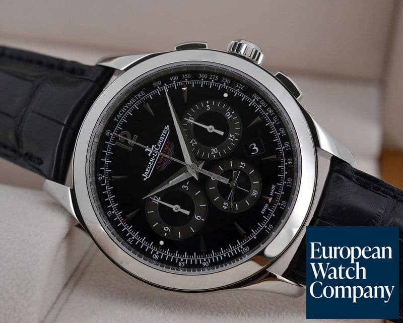 Image of Jaeger LeCoultre Master Chronograph SS Black Dial 
UNWORN

