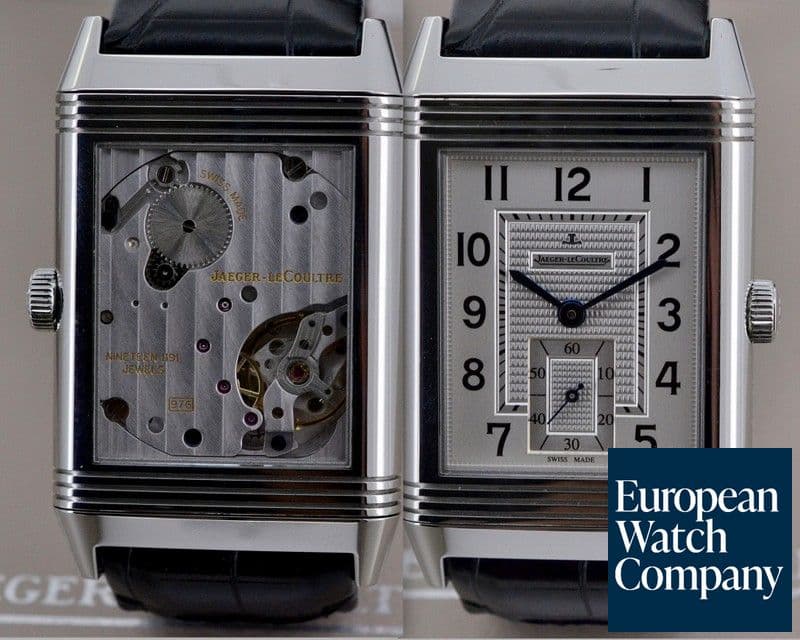 Image of Jaeger LeCoultre Grande Reverso 976 Silver Dial SS