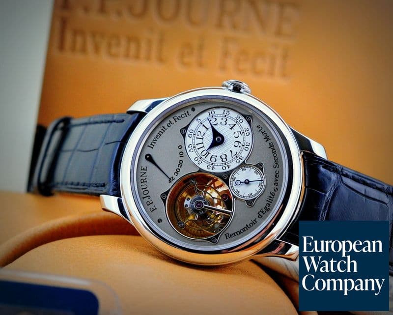 Image of F. P. Journe Tourbillon Souverain Remontoir "Dead Beat Seconds" Platinum 40MM