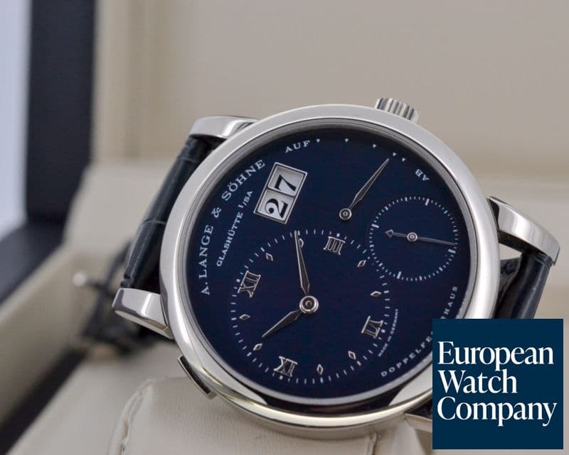 Image of A. Lange and Sohne Lange 1 White Gold Blue Dial