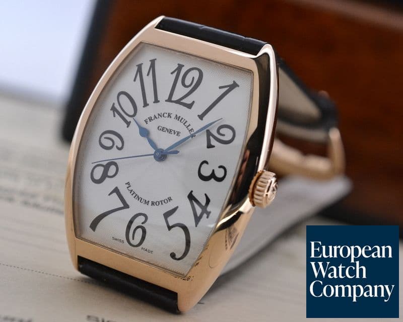 Image of Franck Muller Casablanca Cintre Curvex 18K Rose Gold