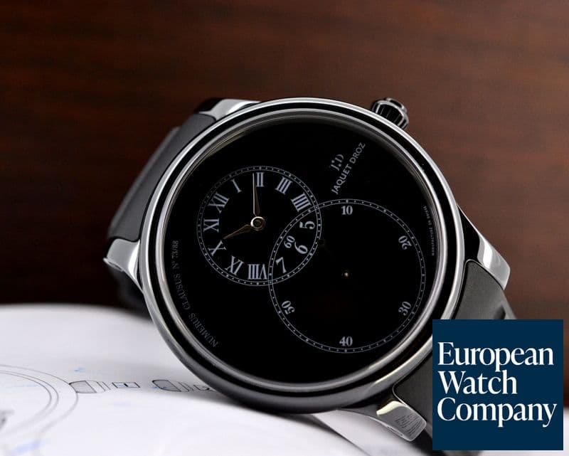 Image of Jaquet Droz Grande Seconde Ceramique Black Dial